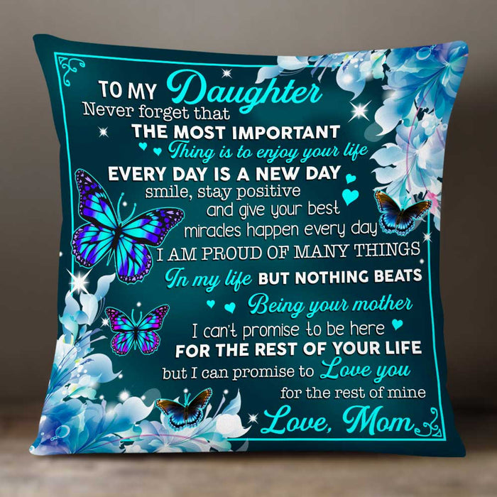 Personalized To My Daughter Pillow JR121 26O34 1