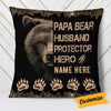 Personalized Bear Love Dad Grandpa Pillow JR121 85O34 1