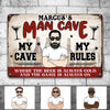 Personalized Man Cave Metal Sign JR126 30O57 1