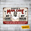 Personalized Man Cave Metal Sign JR126 30O57 1
