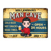 Personalized Man Cave Metal Sign JR124 30O36 1