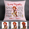 Personalized Mother Daughter Hug This Pillow JR122 24O57 1