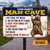 Personalized Man Cave Metal Sign JR122 30O47 1