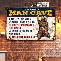 Personalized Man Cave Metal Sign JR122 30O47 thumb 1