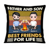 Personalized Love Dad Son Pillow JR135 24O47 1