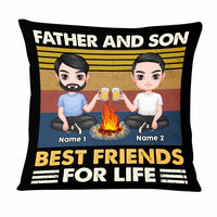 Personalized Love Dad Son Pillow JR135 24O47 thumb 1