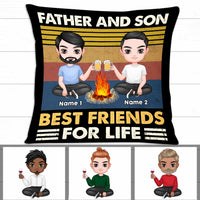Personalized Love Dad Son Pillow JR135 24O47 thumb 1