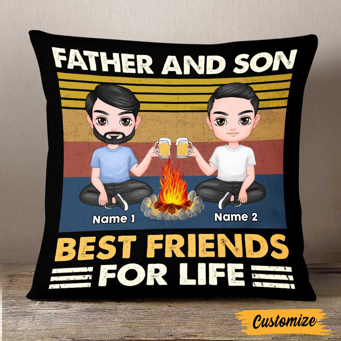Personalized Love Dad Son Pillow JR135 24O47 1