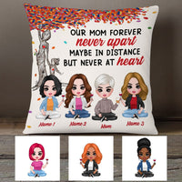 Personalized Mom Daughter Long Distance Pillow JR121 95O53 thumb 1