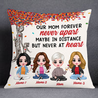 Personalized Mom Daughter Long Distance Pillow JR121 95O53 thumb 1