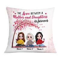 Personalized Mother Daughter Love Pillow JR125 30O36 thumb 1