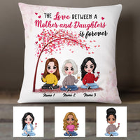 Personalized Mother Daughter Love Pillow JR125 30O36 thumb 1
