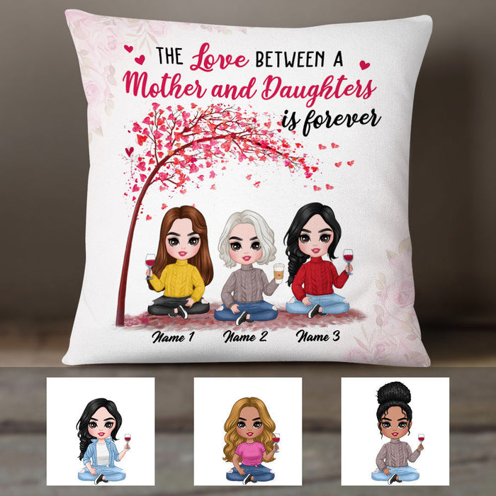 Personalized Mother Daughter Love Pillow JR125 30O36 1