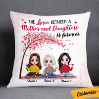 Personalized Mother Daughter Love Pillow JR125 30O36 thumb 1