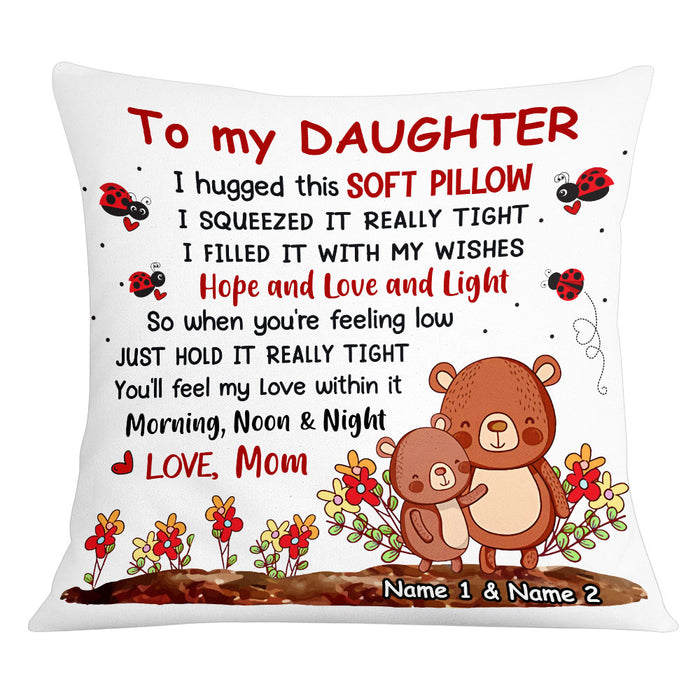Personalized Mom Daughter Grandma Granddaughter Pillow JR121 30O53 1