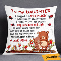 Personalized Mom Daughter Grandma Granddaughter Pillow JR121 30O53 thumb 1