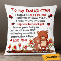 Personalized Mom Daughter Grandma Granddaughter Pillow JR121 30O53 thumb 1