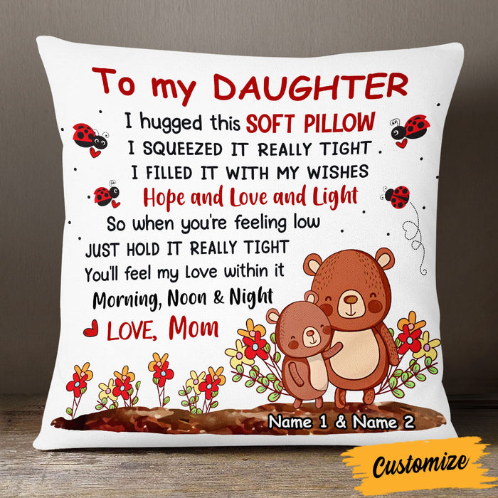 Personalized Mom Daughter Grandma Granddaughter Pillow JR121 30O53 1