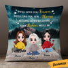 Personalized Mom Daughter Love You Forever Pillow JR124 95O36 1