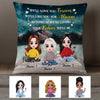 Personalized Mom Daughter Love You Forever Pillow JR124 95O36 1