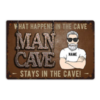 Personalized Man Cave Metal Sign JR132 23O32 thumb 1