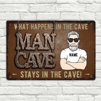 Personalized Man Cave Metal Sign JR132 23O32 thumb 1