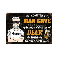 Personalized Man Cave Metal Sign JR122 23O57 thumb 1