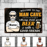Personalized Man Cave Metal Sign JR122 23O57 thumb 1