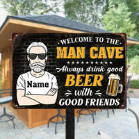 Personalized Man Cave Metal Sign JR122 23O57 thumb 1