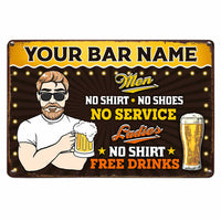 Personalized Man Cave Metal Sign JR126 26O47 thumb 1