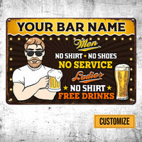 Personalized Man Cave Metal Sign JR126 26O47 thumb 1