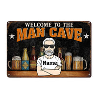 Personalized Man Cave Metal Sign JR121 23O57 thumb 1