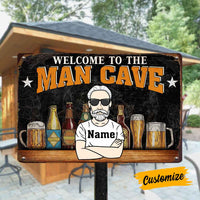 Personalized Man Cave Metal Sign JR121 23O57 thumb 1