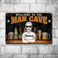 Personalized Man Cave Metal Sign JR121 23O57 thumb 1
