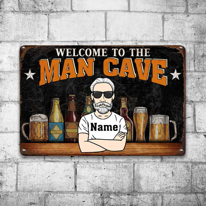 Personalized Man Cave Metal Sign JR121 23O57 1