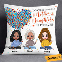 Personalized Mother Daughter Pillow JR141 23O32 thumb 1