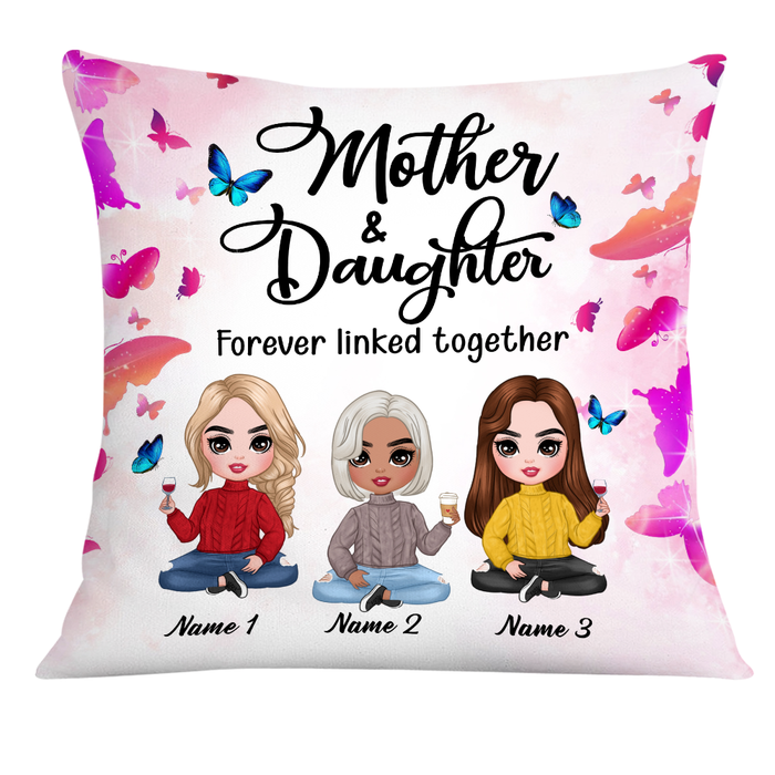 Personalized Mother Daughter Pillow JR126 23O24 1
