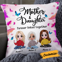 Personalized Mother Daughter Pillow JR126 23O24 thumb 1