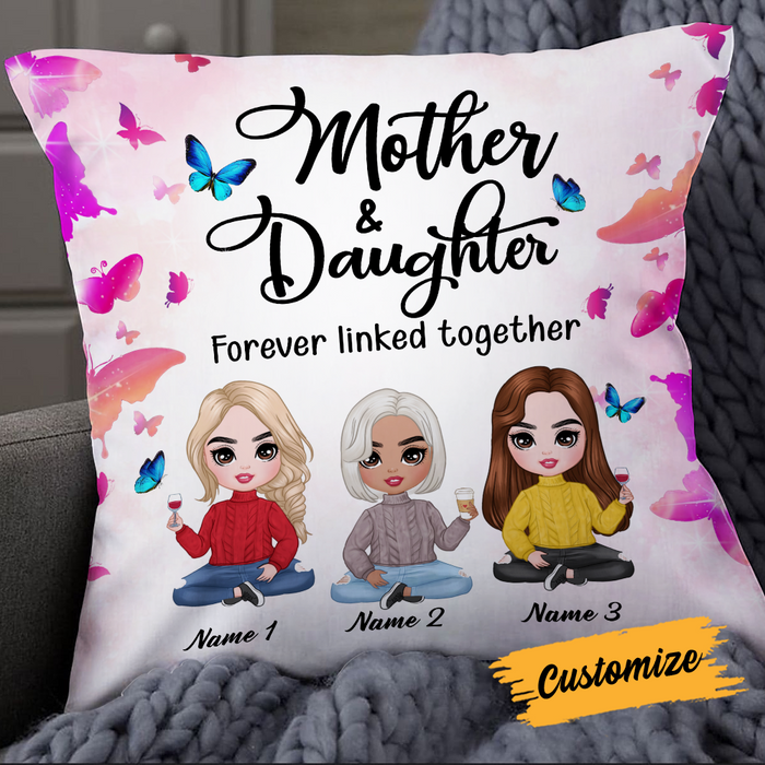 Personalized Mother Daughter Pillow JR126 23O24 1