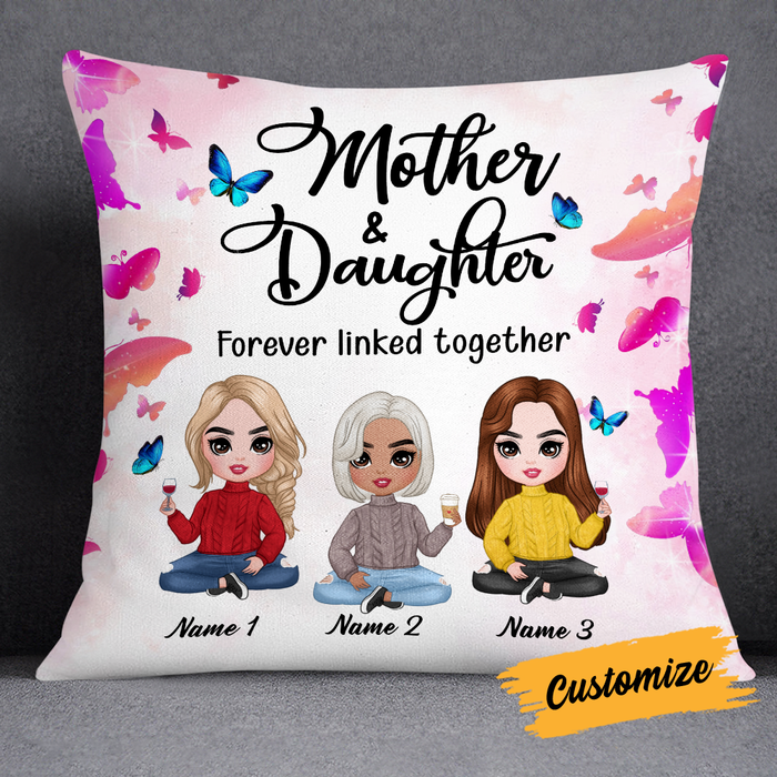 Personalized Mother Daughter Pillow JR126 23O24 1