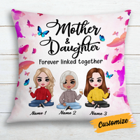 Personalized Mother Daughter Pillow JR126 23O24 thumb 1