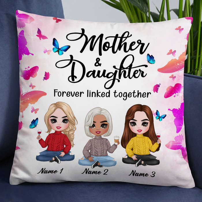Personalized Mother Daughter Pillow JR126 23O24 1