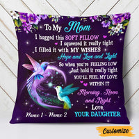 Personalized Love Mom Grandma Pillow JR125 26O47 thumb 1