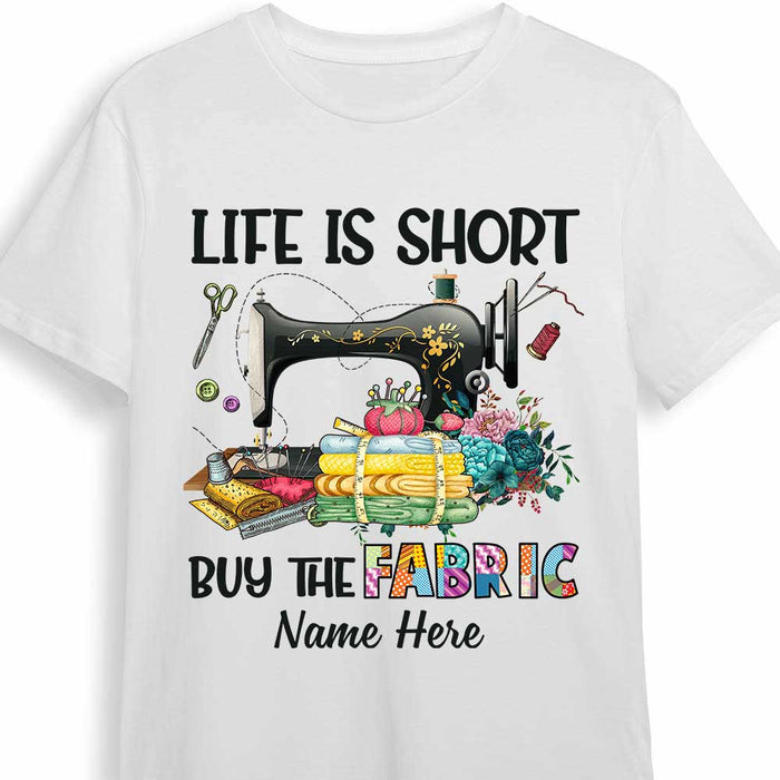 Personalized Sewing Quilting Life T Shirt JR124 81O34 1