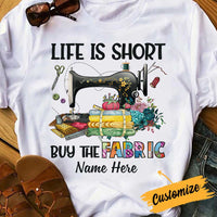 Personalized Sewing Quilting Life T Shirt JR124 81O34 thumb 1