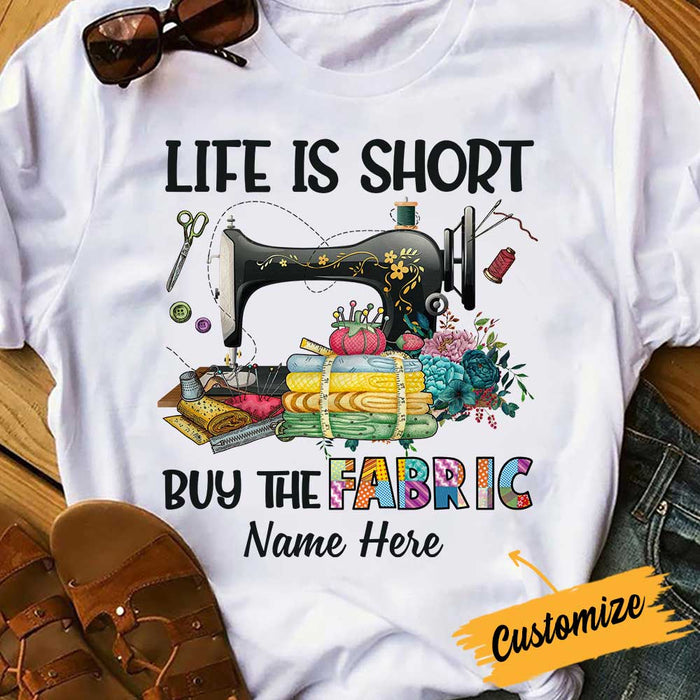 Personalized Sewing Quilting Life T Shirt JR124 81O34 1
