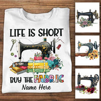 Personalized Sewing Quilting Life T Shirt JR124 81O34 thumb 1