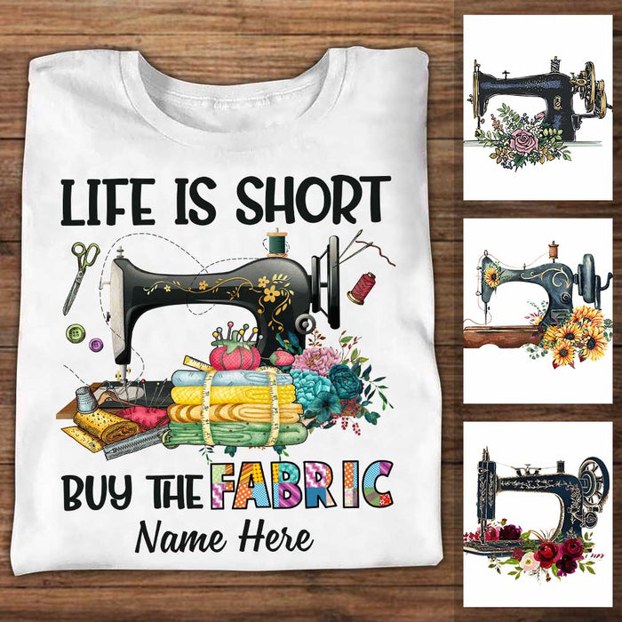 Personalized Sewing Quilting Life T Shirt JR124 81O34 1