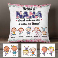 Personalized Love Mom Grandma Pillow JR122 26O58 thumb 1