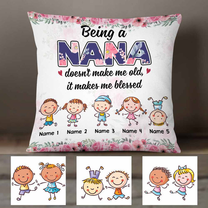 Personalized Love Mom Grandma Pillow JR122 26O58 1